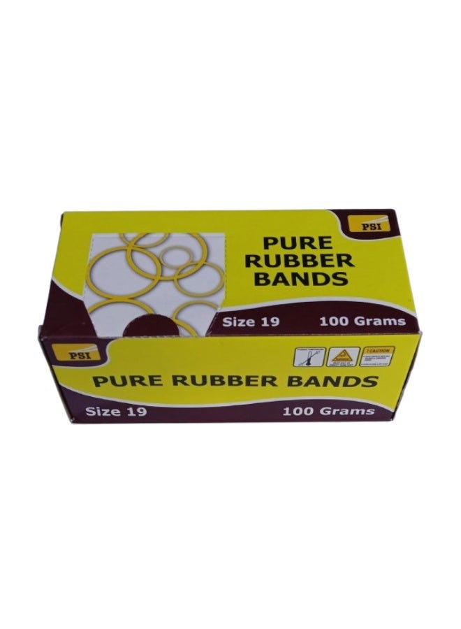 Psi PSRB119 Pure Rubber Bands Size 19-100grams - Image 1